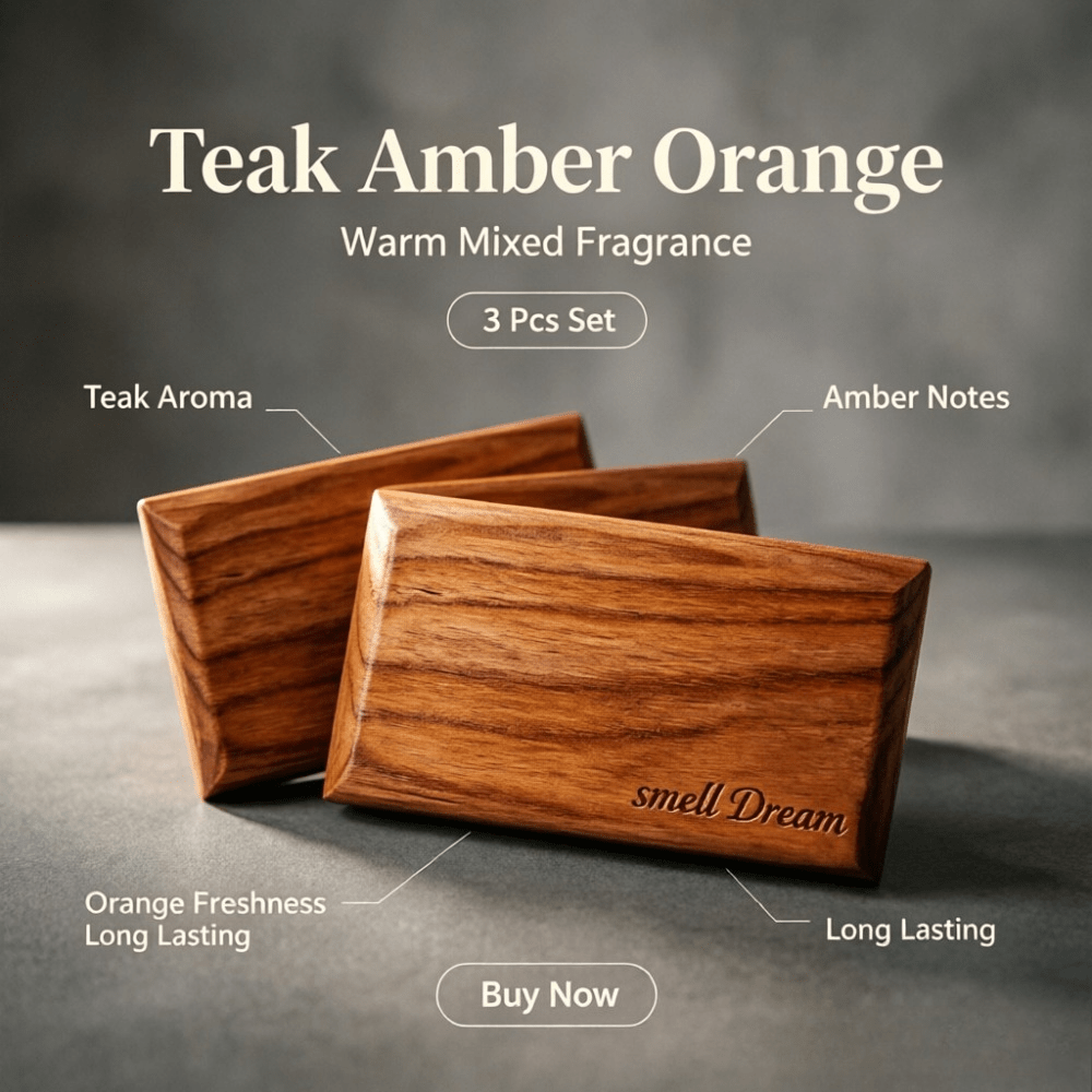 Home Fragrance M&S Disinfectant Hack - Car Air Freshener Teak Amber Orange