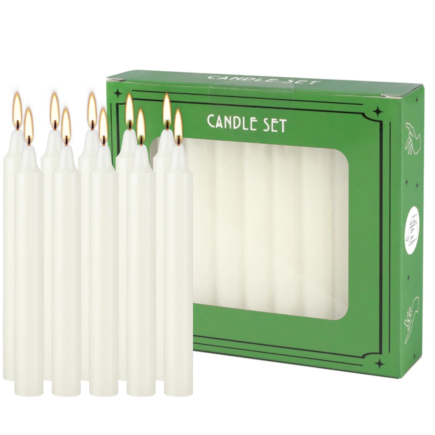 20-Pack 4-Inch Ivory White Dri - Quality Home Fragrance review and price